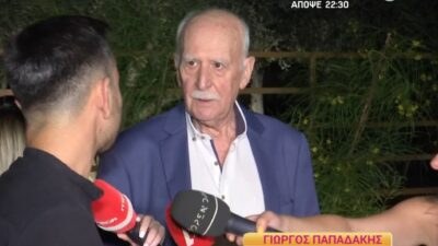 Ο Γιώργος Παπαδάκης στην κάμερα του Happy Day