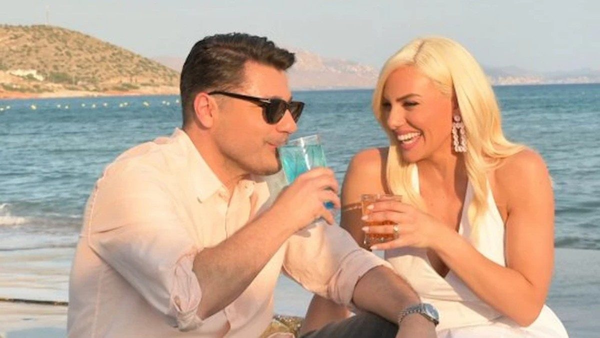 Ο Λάμπρος Κωνσταντάρας και η Ιωάννα Μαλέσκου