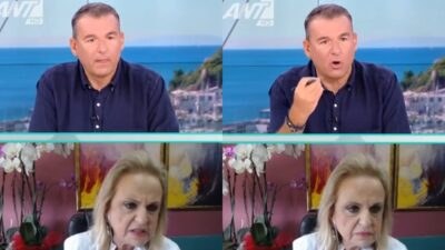 Ο Γιώργος Λιάγκας και η Ματίνα Παγώνη