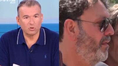 Ο Γιώργος Λιάγκας και ο Στάθης Αγγελόπουλος