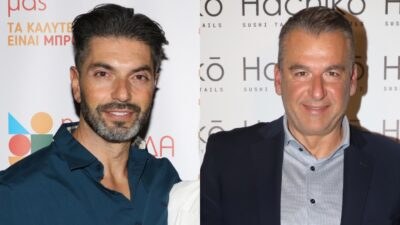 Ο Σπύρος Μαρτίκας και ο Γιώργος Λιάγκας