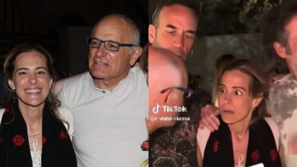 Το σκηνικό με τη Νατάσα Μποφίλιου και τον πατέρα της