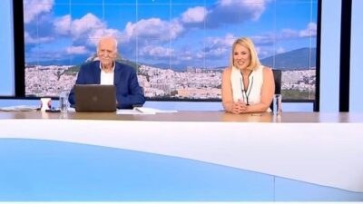 Ο Γιώργος Παπαδάκης και η Ντόρα Κουτροκόη στο Καλημέρα Ελλάδα