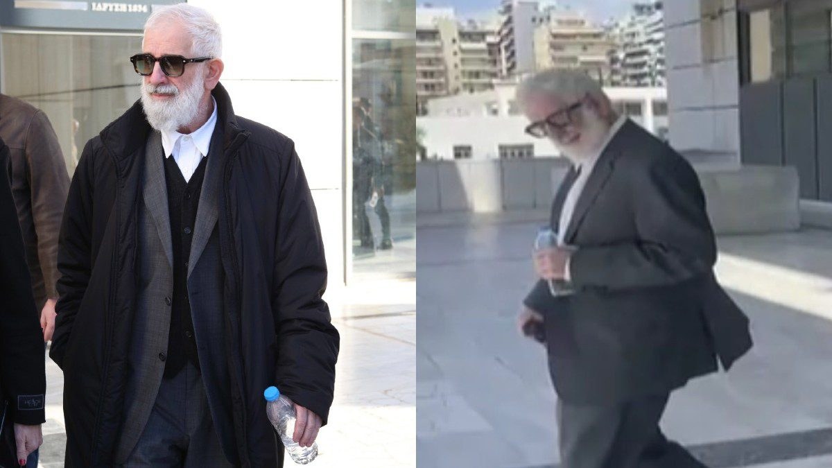 Ο Πέτρος Φιλιππίδης έξω από το Εφετείο