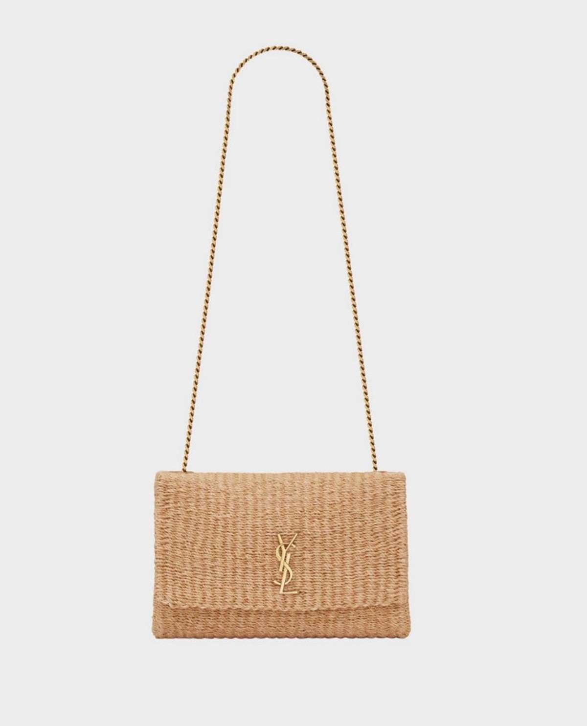 YSL τσάντα ψάθινη
