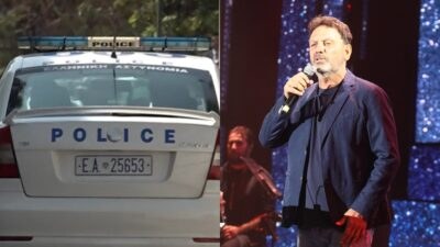 Ο Στάθης Αγγελόπουλος στο περιπολικό και στα μπουζούκια