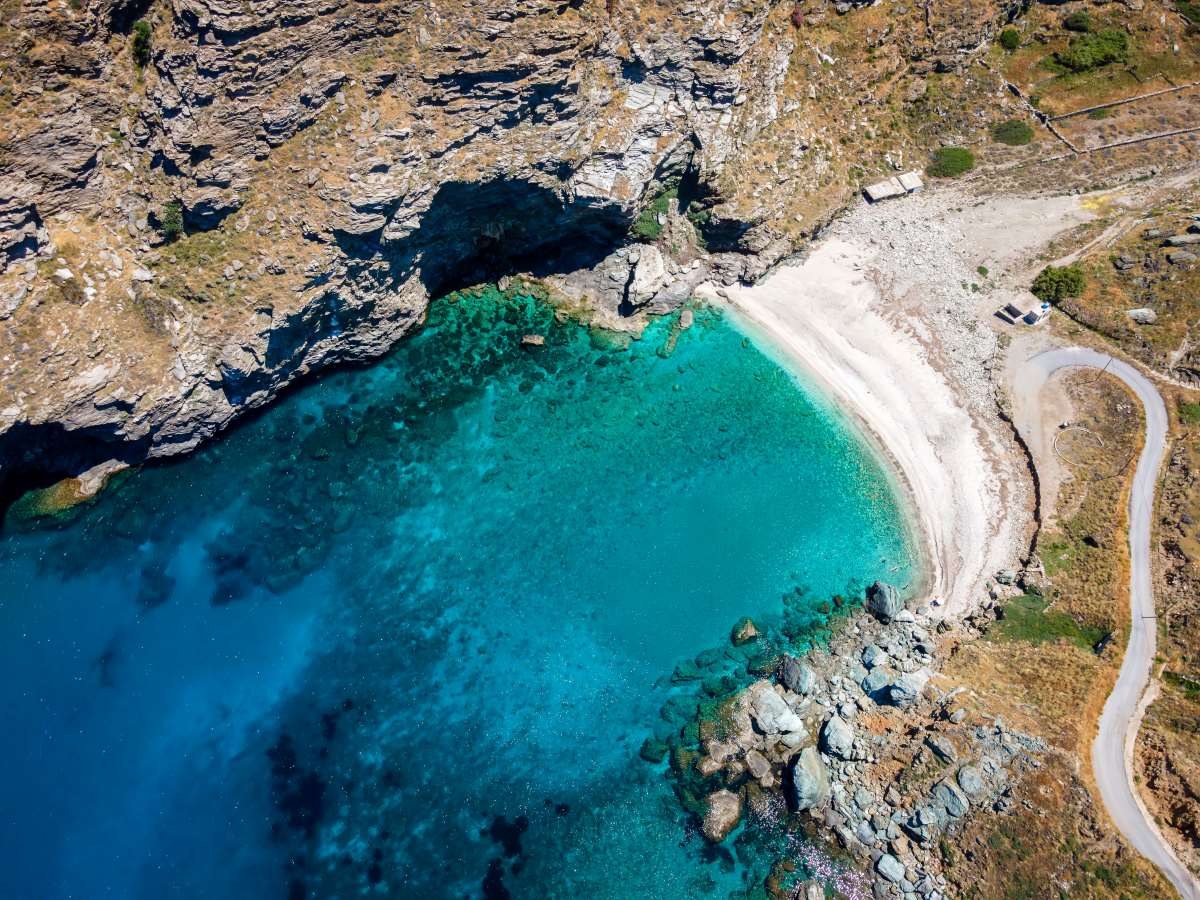 παραλία συνέτι άνδρος