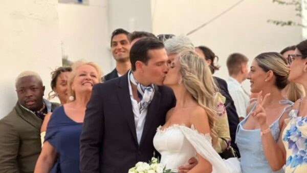 Ο Δημήτρης Ταταράκης στον γάμο του