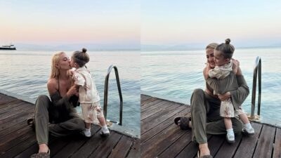 Η Ιωάννα Τούνη με τον γιο της, Πάρη