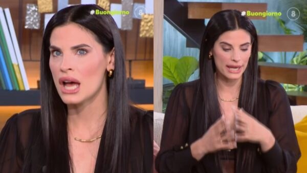 Η Χριστίνα Μπόμπα στο πλατό του Buongiorno