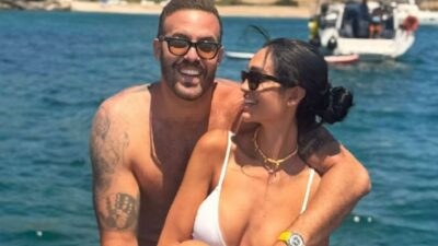 Ο Νίκος Παππάς με τη σύντροφό του, Ναταλί Παρτσινέβελου