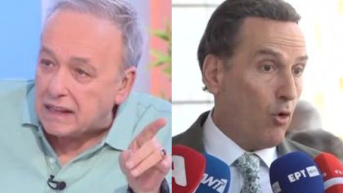 Ο Ανδρέας Μικρούτσικος και ο Μιχάλης Δημητρακόπουλος