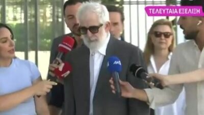 Ο Πέτρος Φιλιππίδης στο δικαστήριο