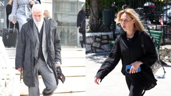 Ο Πέτρος Φιλιππίδης και η Εβελίνα Παπούλια