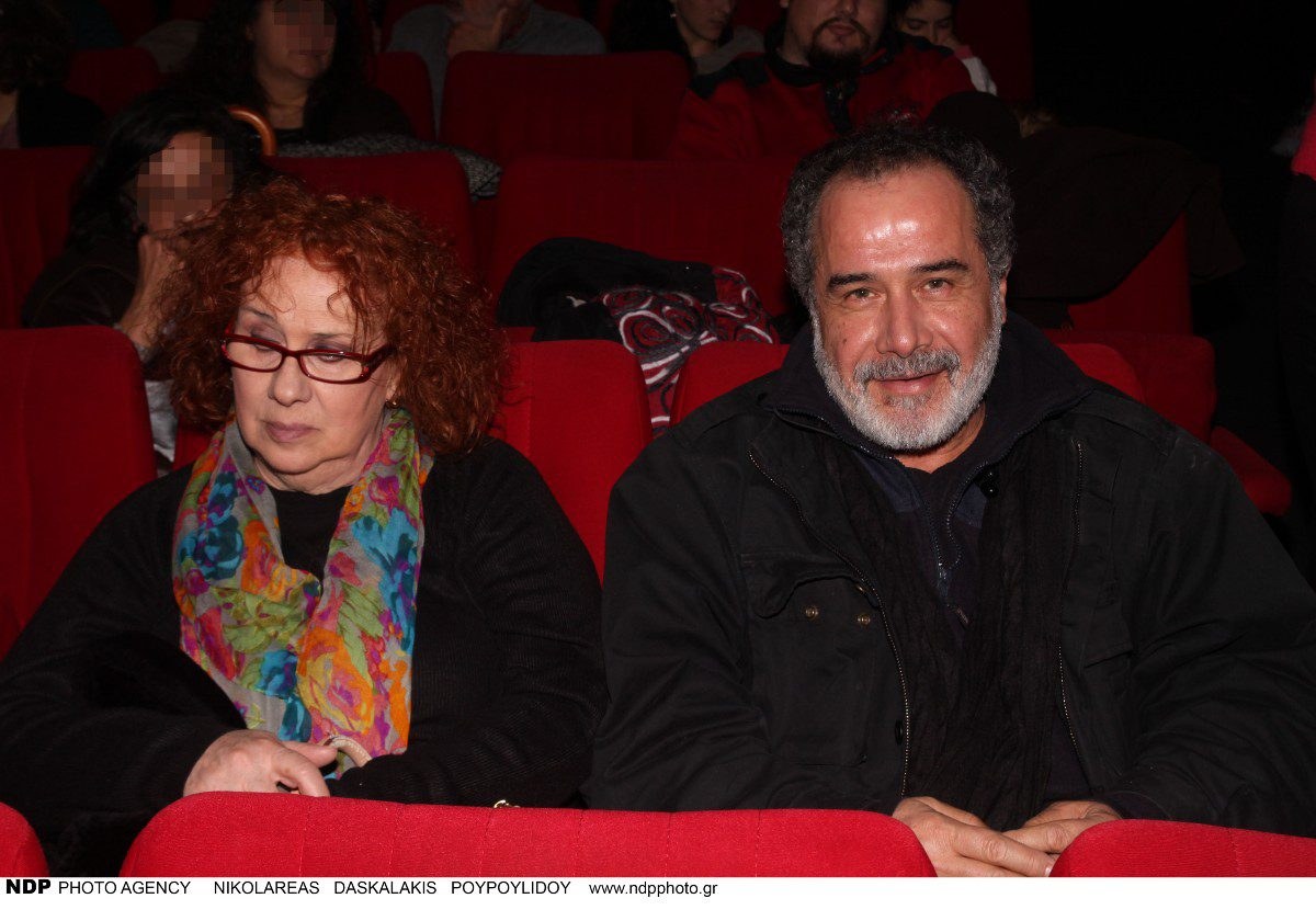 Ο Θοδωρής Κατσαφάδος με την σύζυγό του
