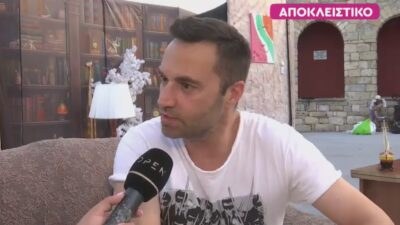 Ο Κώστας Φραγκολιάς στην κάμερα του Καλοκαιρινό Ραντεβού