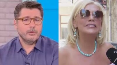 Ο Λάμπρος Κωνσταντάρας και η Σάσα Σταμάτη