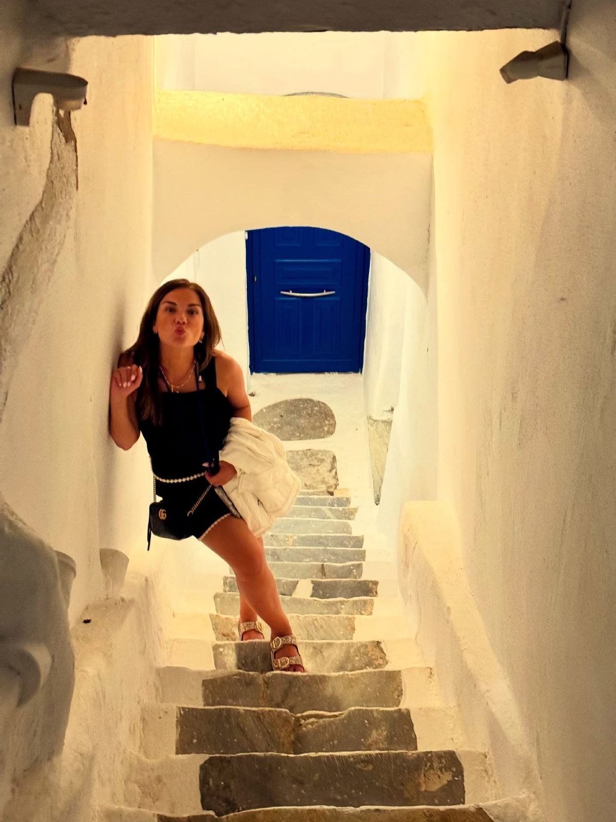Λασκαράκη: Το φωτογραφικό άλμπουμ από τις διακοπές της στις Κυκλάδες - Η κόρη της, τα στιγμιότυπα με μαγιό και τα τοπία