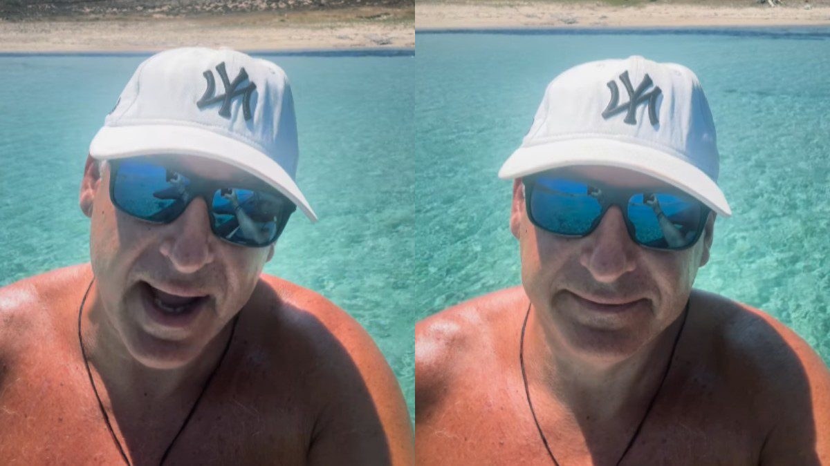 Ο Γιώργος Λιάγκας στις διακοπές του