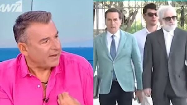 Ο Γιώργος Λιάγκας και ο Πέτρος Φιλιππίδης