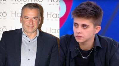 Ο Γιώργος Λιάγκας και η Ειρήνη Μουρτζούκου