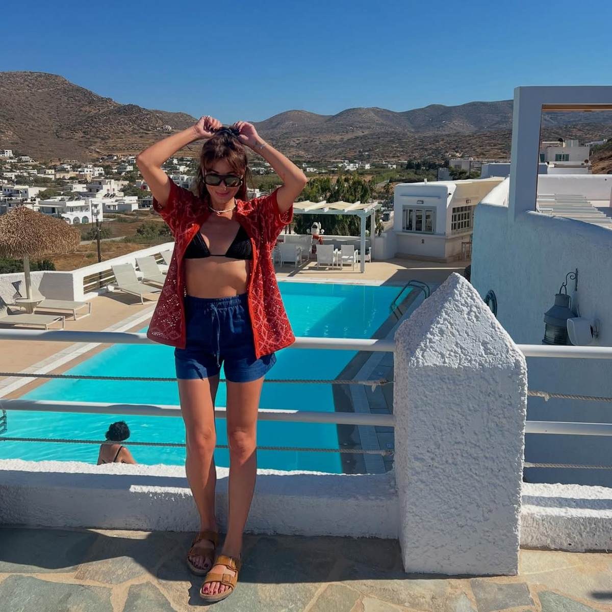 H Κατερίνα Παπουτσάκη στην Ίο