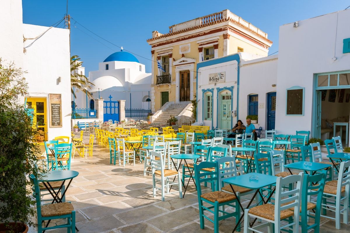 Η κεντρική πλατεία της Χώρας
