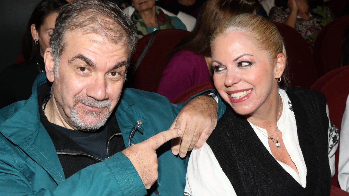 Ο Δημήτρης Σταρόβας και η Άννα Σταθάκη