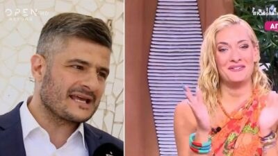 Ο Άγγελος Βουράκης και η Ναταλία Αργυράκη