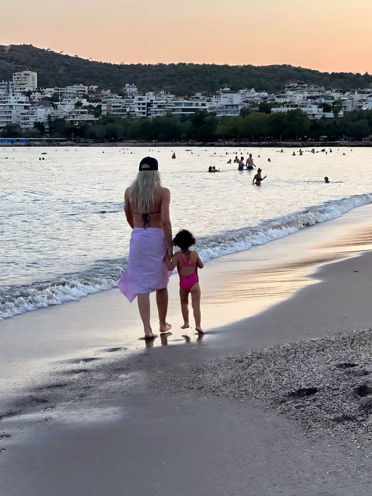 Ιωάννα Μαλέσκου με κόρη