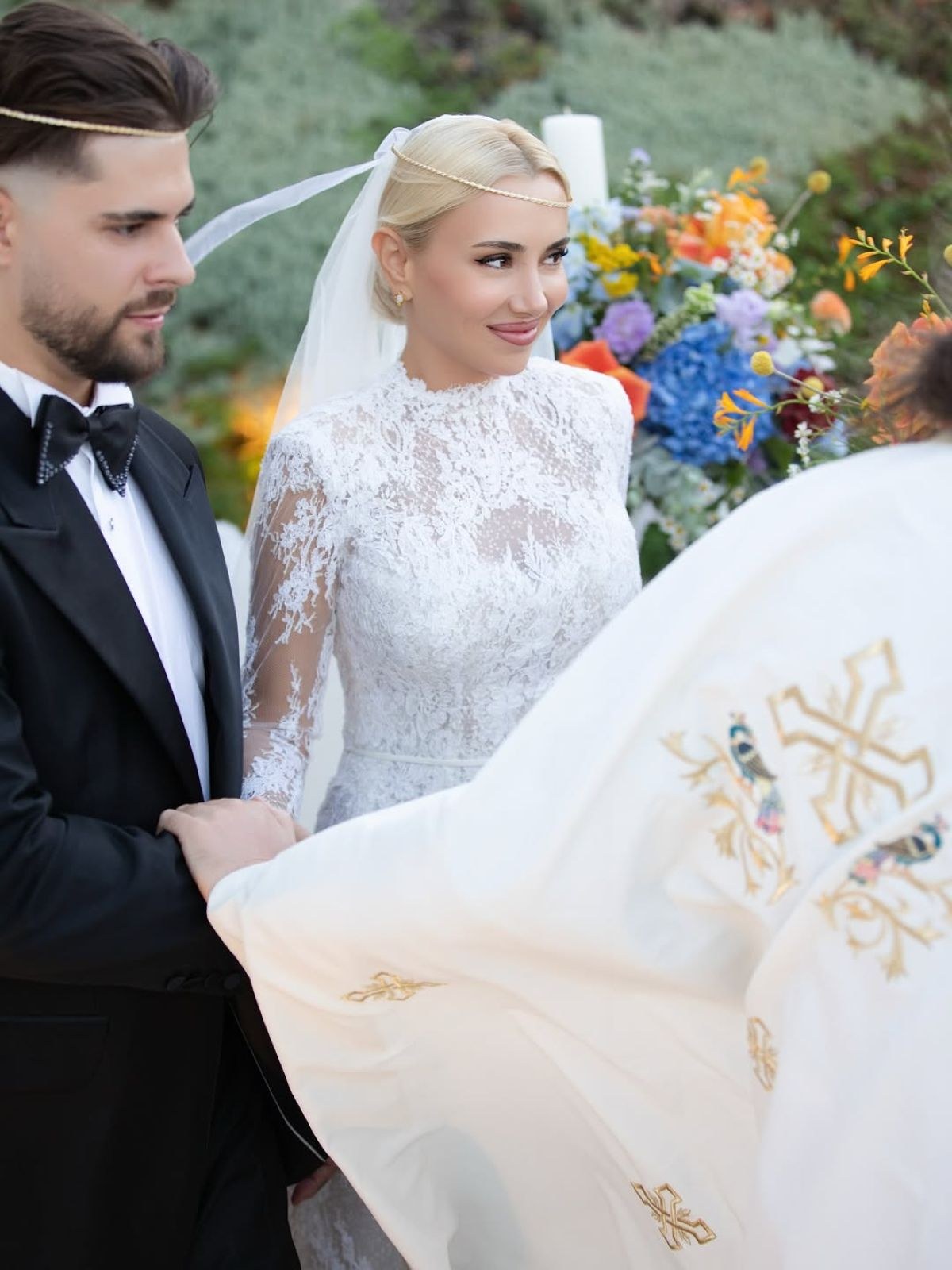 Η Αλεξία Κεφαλά και ο FY στον γάμο τους