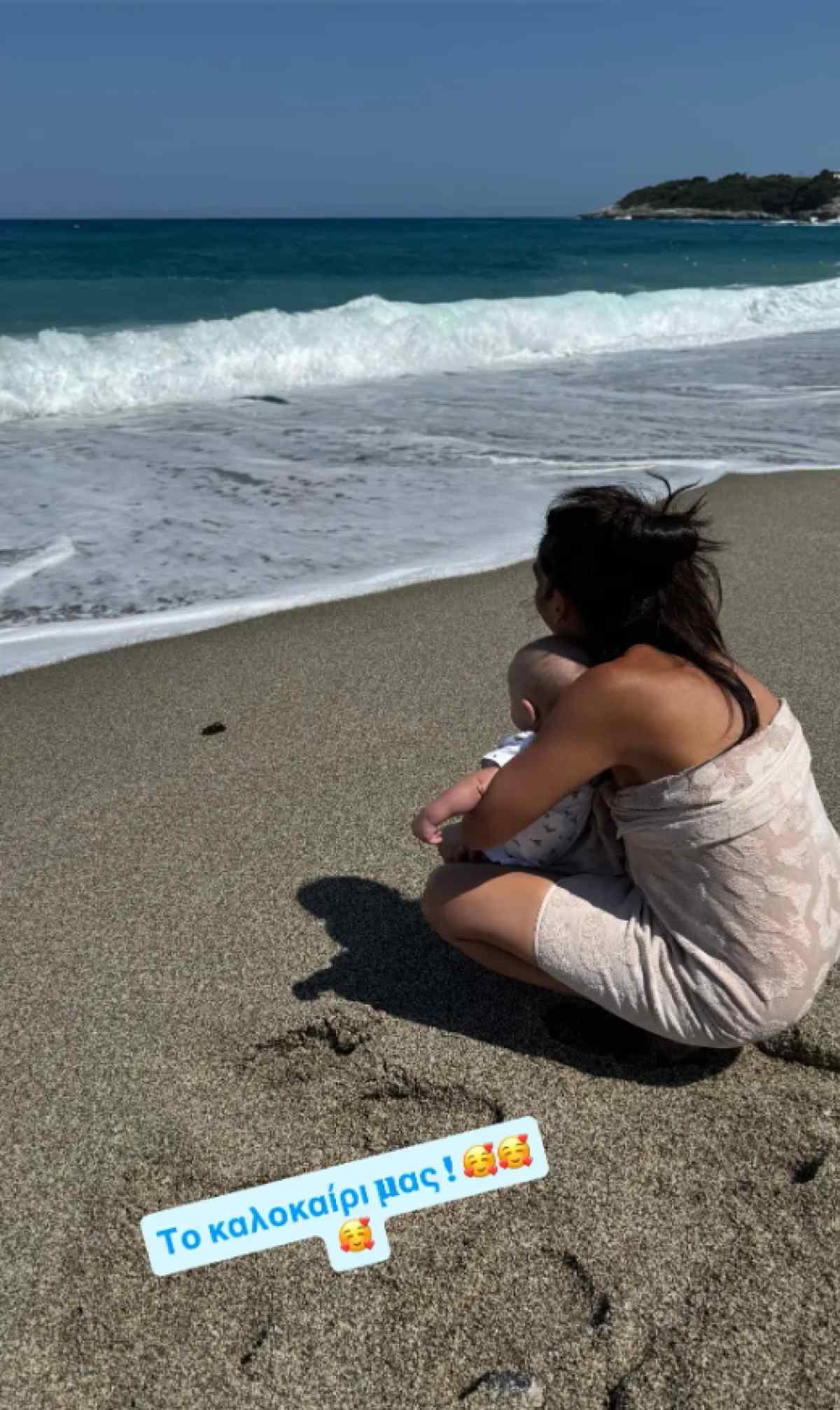 Η Ανθή Βούλγαρη με τον γιο της στο Instagram