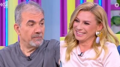 Ο Δημήτρης Σταρόβας και η Κατερίνα Καραβάτου στο Καλοκαίρι Παρέα