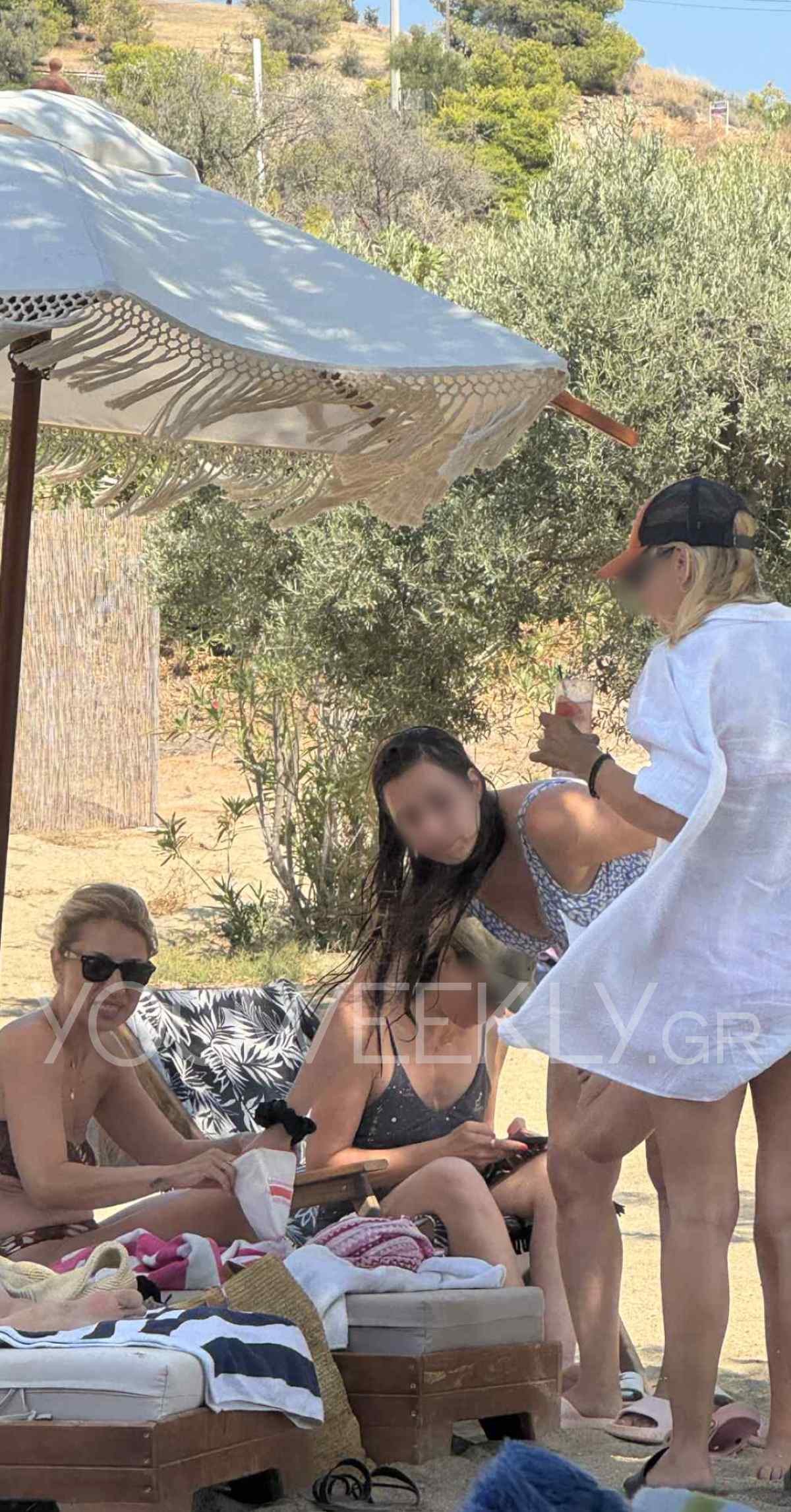 Η Μαρία Ηλιάκη στις διακοπές της