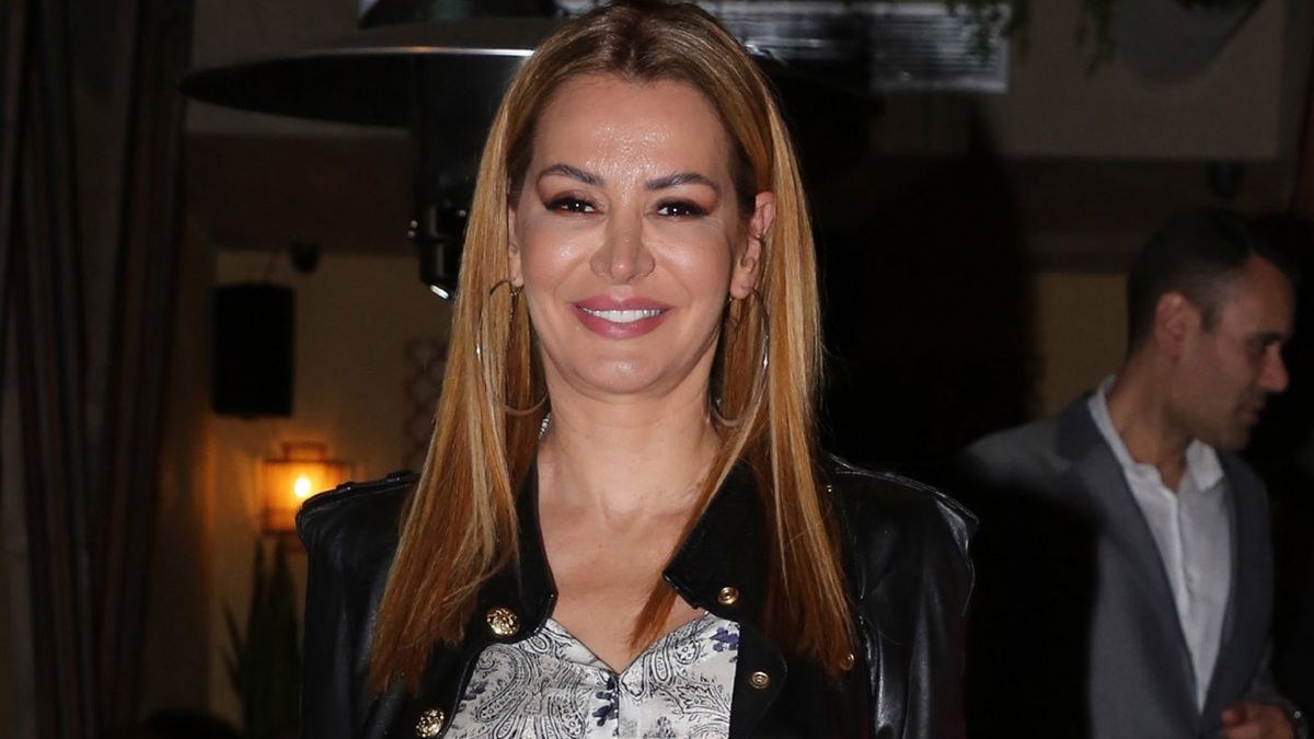 Η Μαρία Καλάβρια σε έξοόο της