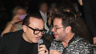 Ο Γιώργος Μαζωνάκης και ο Λευτέρης Πανταζής