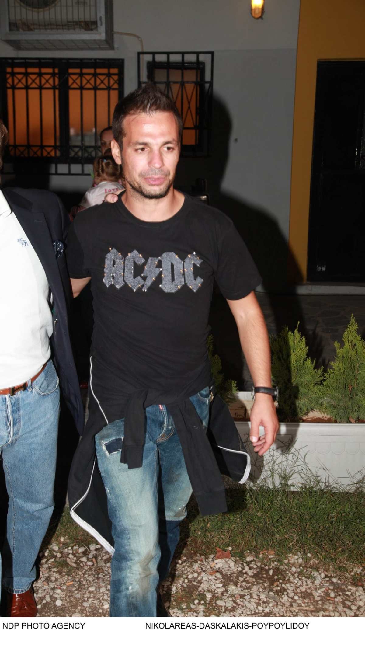 Ο Ντέμης Νικολαΐδης το 2009 στο Θέατρο Βράχων
