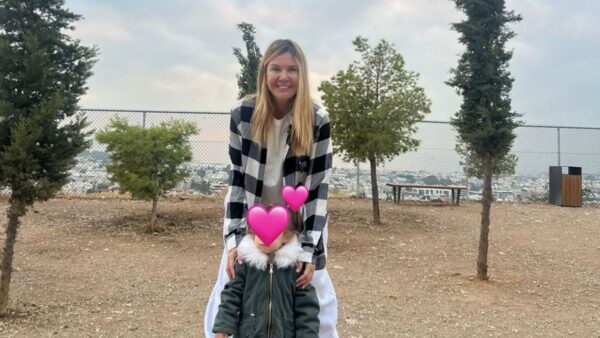 Η Χριστίνα Παππά με την εγγονή της