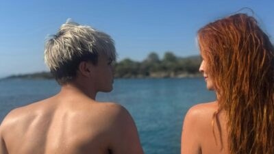Η Σίσσυ Χρηστίδου με τον γιο της