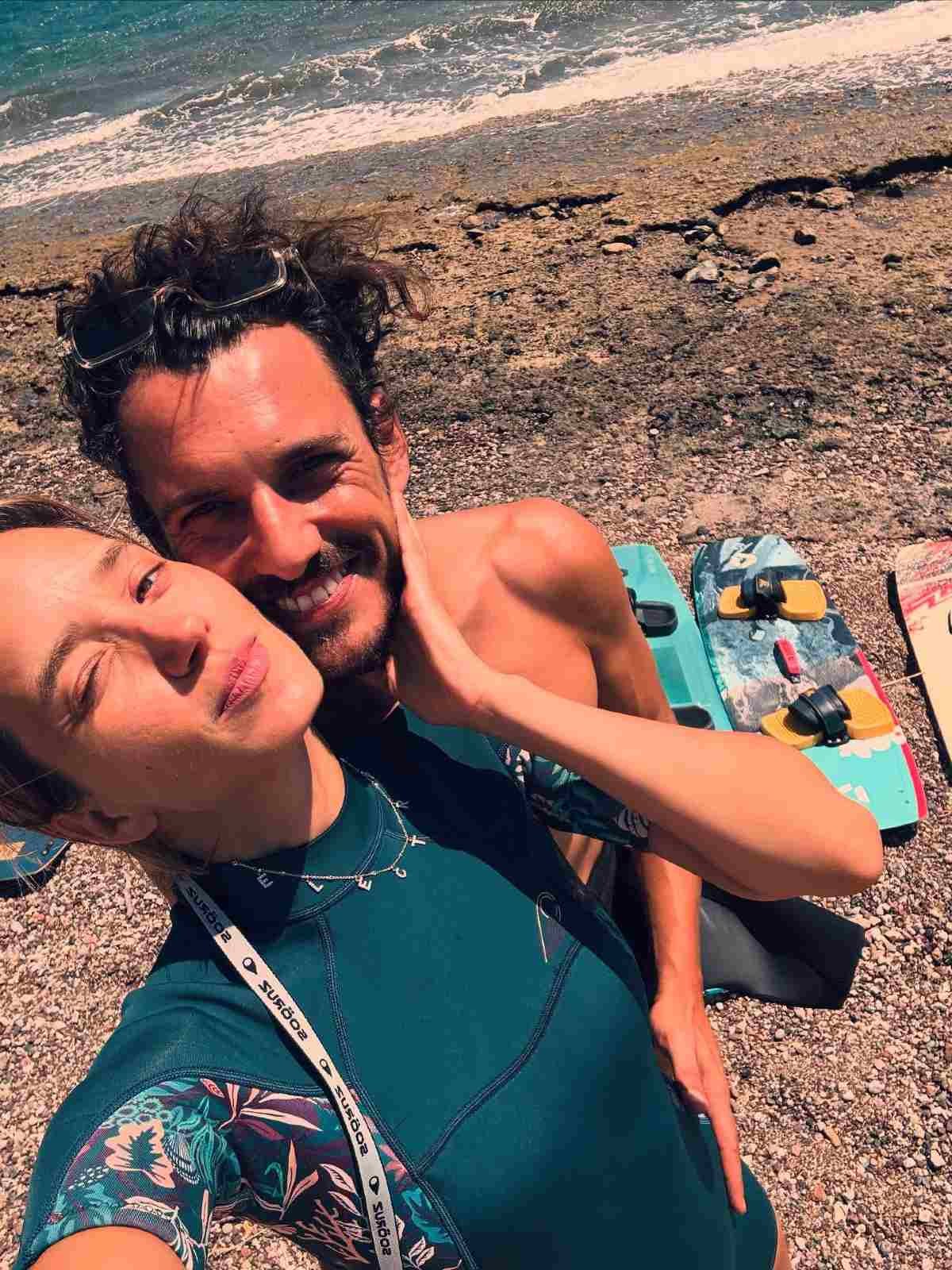 Ο Σταύρος Σβήγκος με τη Γιολάντα Καλογεροπούλου