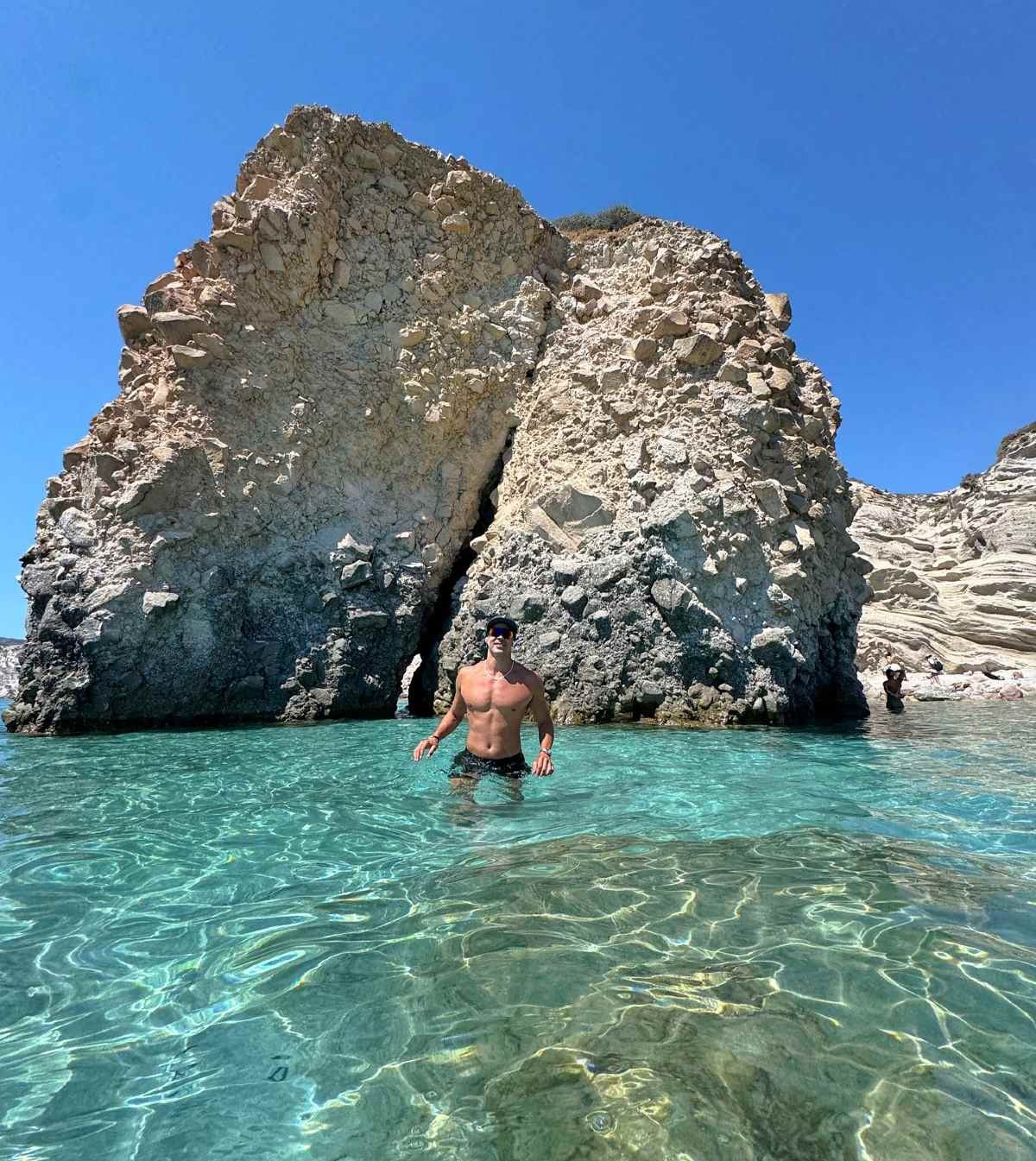 Ο Μπρούνο Τσερέλα στη Μήλο