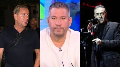 Ο Γιώργος Μαζωνάκης, ο Χάρης Λεμπιδάκης, και ο Νότης Σφακιανάκης