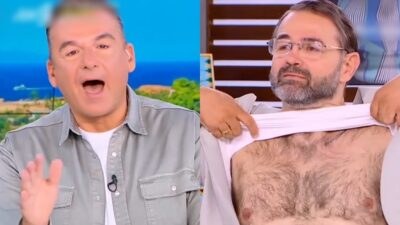 Ο Γιώργος Λιάγκας και ο Σταύρος Μπαλάσκας στο Πρωινό