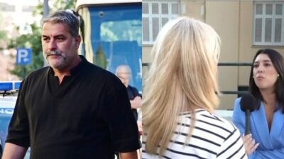 Ο Βασίλης Μπισμπίκης και η κάτοικος των ΙΧ