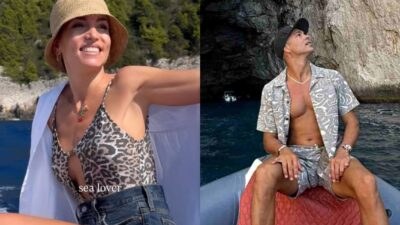 Η Αθηνά Οικονομάκου και ο Μπρούνο Τσερέλα στους Παξούς
