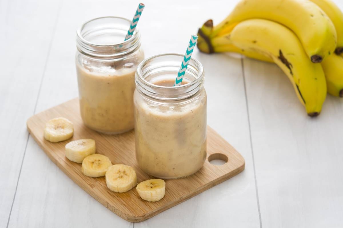 φρούτο μπανάνα σε smoothie