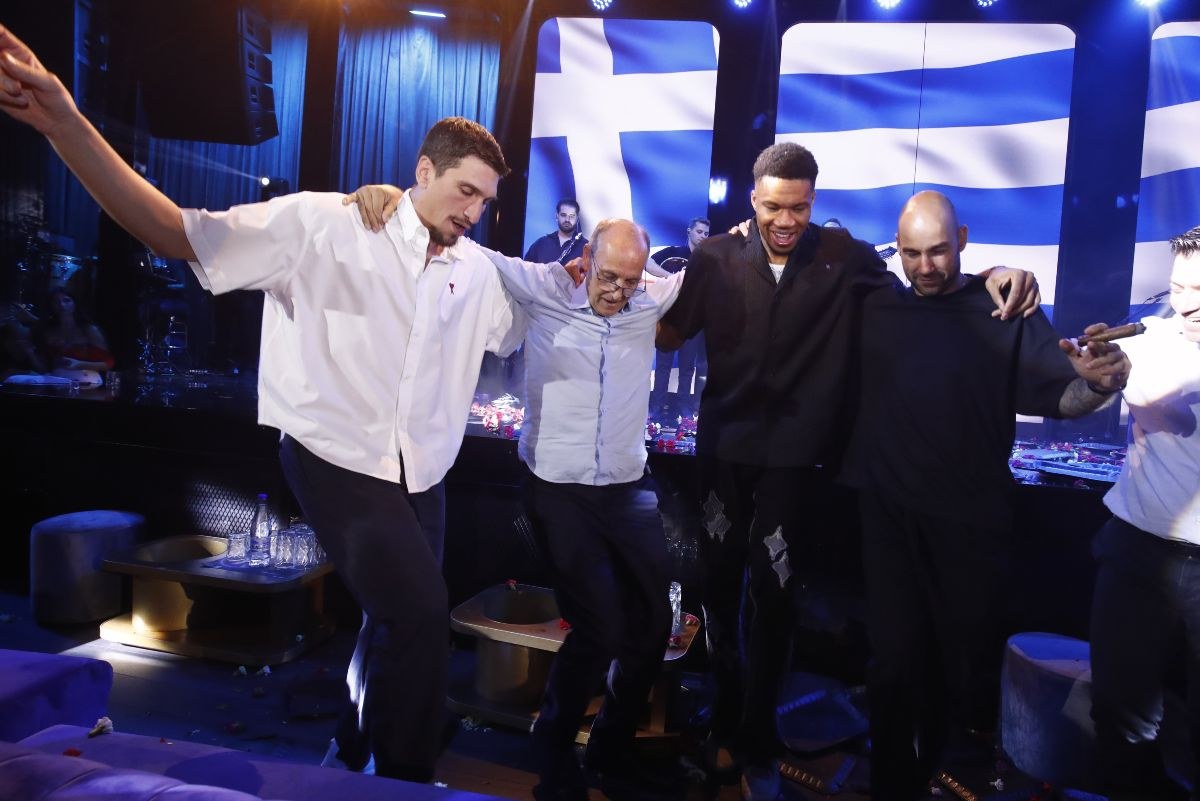 Η Εθνική Ελλάδος γιόρτασε στον Θοδωρή Φέρρη το χάλκινο μετάλλιο