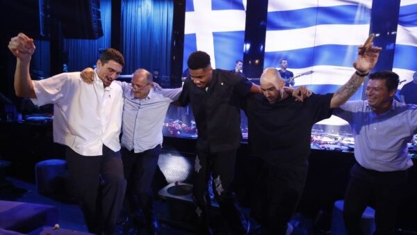 Η Εθνική Ελλάδος γιόρτασε στον Θοδωρή Φέρρη το χάλκινο μετάλλιο