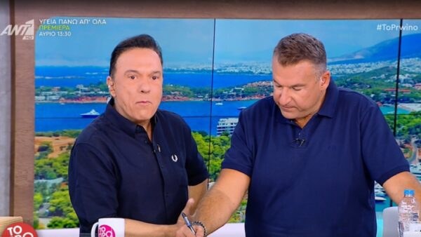 Ο Ποσειδώνας Γιαννόπουλος και ο Γιώργος Λιάγκας
