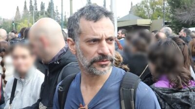 Ο Γιώργος Χρανιώτης στη συγκέντρωση για τα Τέμπη 28/02/2025